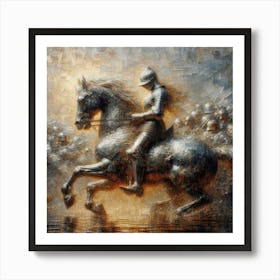 Medieval knight 3 Art Print