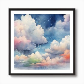 Rain Clouds Art Print