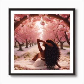 Cherry Blossom Dreams Art Print