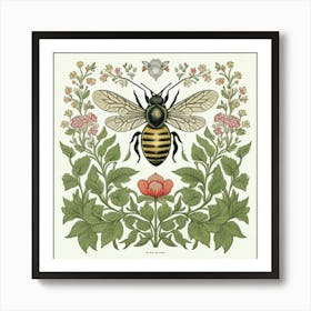 Bee Print 1 Art Print