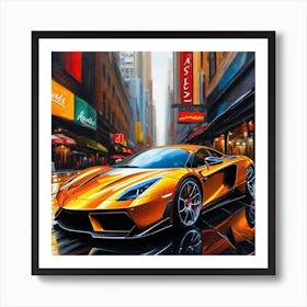 Lamborghini Aventador 12 Art Print