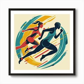 A Track And Field Competition Vector Design Illu 1718703173 4 Poster