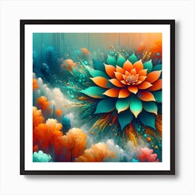 Lotus Flower 33 Art Print