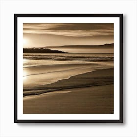 Sunset On The Beach 767 Art Print