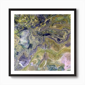 Earth From Space 2 Art Print