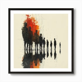 I Am The Fire - Line art, reflection art, city wall art, colorful wall art, home decor, minimal art, modern wall art, wall art, wall decoration, wall print colourful wall art, decor wall art, digital art, digital art download, interior wall art, downloadable art, eclectic wall, fantasy wall art, home decoration, home decor wall, printable art, printable wall art, wall art prints, artistic expression, contemporary, modern art print, Art Print