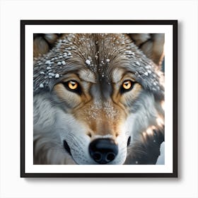 Wolf portrait 1 Art Print