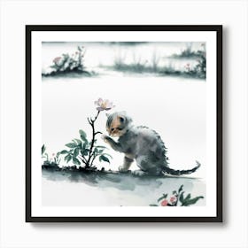 Chinese Kitten 2 Art Print