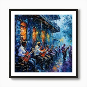 Rhapsody in Blue Art Print