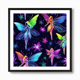 Rainbow Fairy Art Print