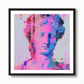 Bust Of Gloria Art Print