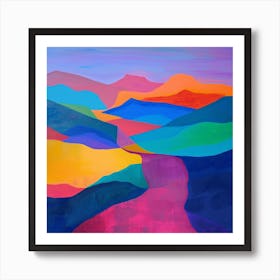 Abstract Travel Collection Bolivia 7 Art Print