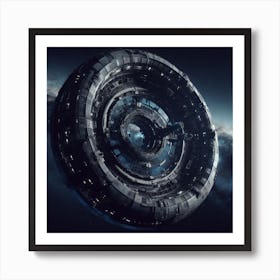 Spaceship 12 Art Print