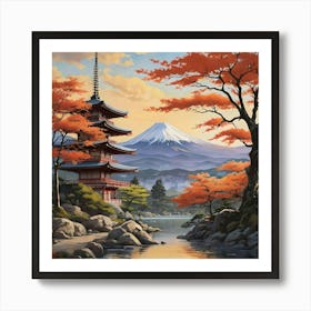 Scene from Japan Art Print