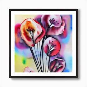 Watercolor Floral Art Print