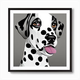 Adorable Dalmatian Art Print