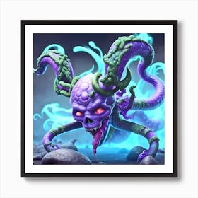 Demon Monster Art Print