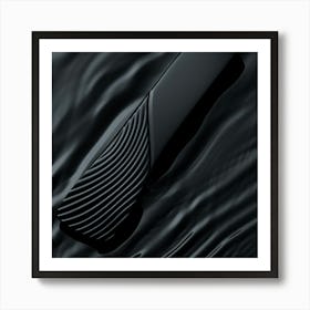 Black Phone In Water Art Print