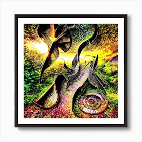 Psychedelic Art Art Print