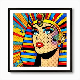 Pop Egyptian Heba Lumina Art Print