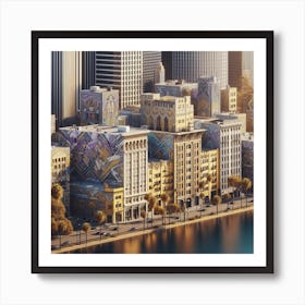 San Francisco Cityscape Art Print