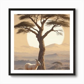 Savannah Landscape Art Print