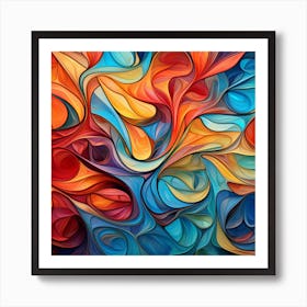 Abstract Abstract Painting 19 Art Print