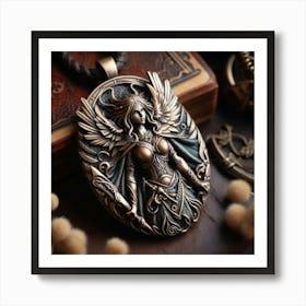 Angel Necklace Art Print