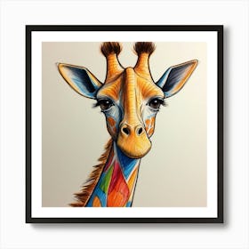 Giraffe 135 Poster