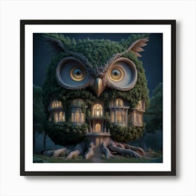 Owl House 1 Art Print