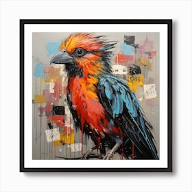 Bird On A Branch 1 Art Print