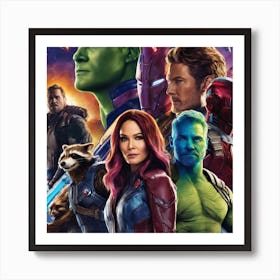 Avengers Infinity War Art Print