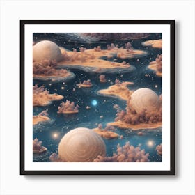 Galaxy Of Spheres Art Print