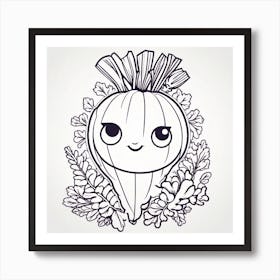 Beet symbol Art Print