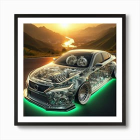 Lexus Gs Car Art Print