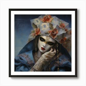 Venetian Mask 1 Art Print