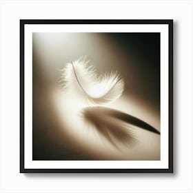 Feather - Feather Stock Videos & Royalty-Free Footage Art Print