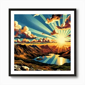 Enchanted Horizon 9 Art Print