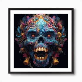 Skull Of A Monster Art Print