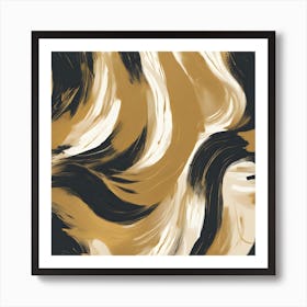 Gold I Canvas Print Art Print