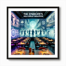 An Immersive Dining Experience Featuring Holo Disp Art Print