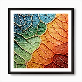 Cell Structure Of Leaf Art Print