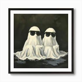 Ghosts In Sunglasses 6 Art Print