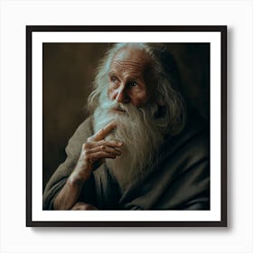 Old Man With Beard 4 Art Print