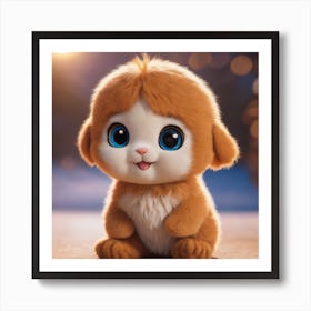 Cute Puppy Art Print