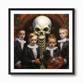 'The Skeleton Children' 1 Art Print