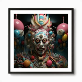 Clown 5 Art Print