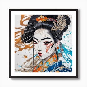 Geisha 1 Art Print