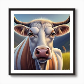 Cow Portrait 1 Art Print