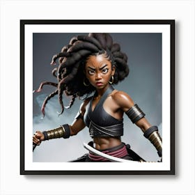 Ninja Warrior 3 Art Print